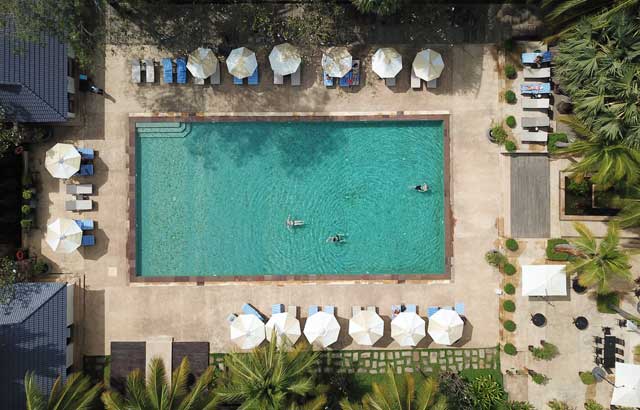 Resort swimming pool